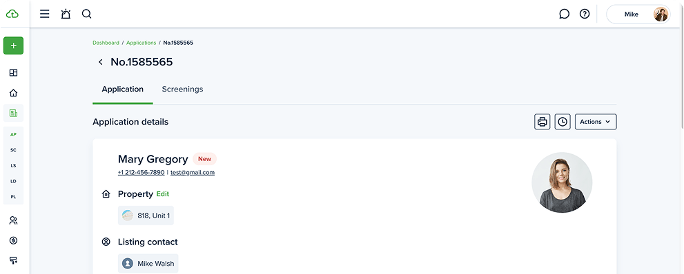 Screen tenants and get them onboarded, in one place
