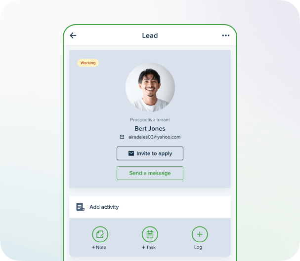 Easily track and manage leads