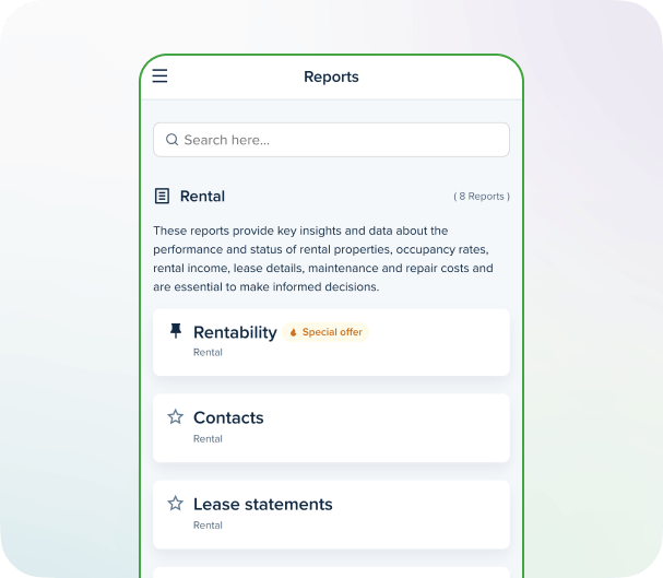 Create financial and tax reports instantly